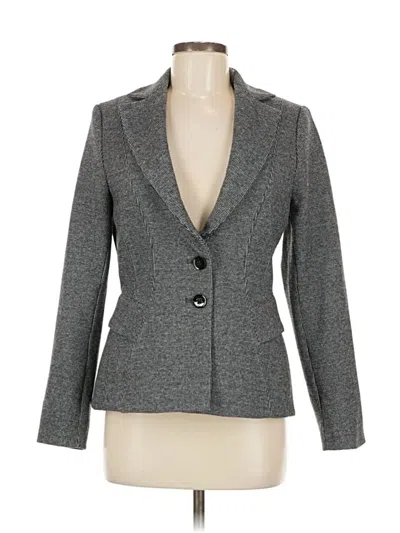 White House Black Market Blazer Jacket In Gray