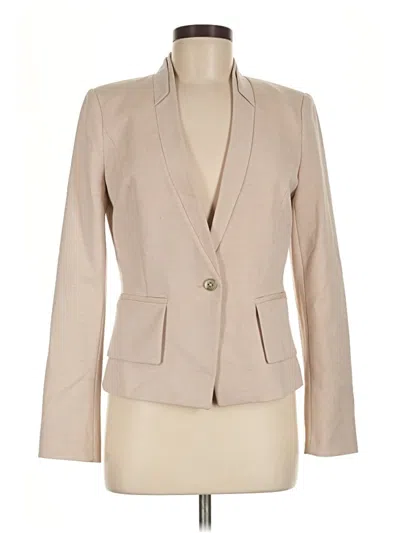 Pre-owned White House Black Market Blazer Jacket In Tan