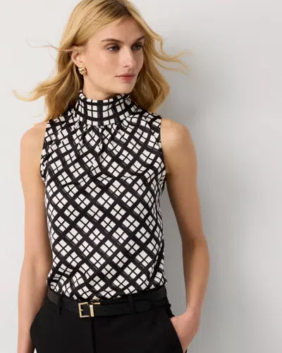 White House Black Market Bow Back Satin Halter Blouse