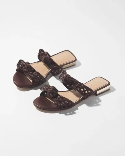 White House Black Market Braided Sandals In Rocky Cliff