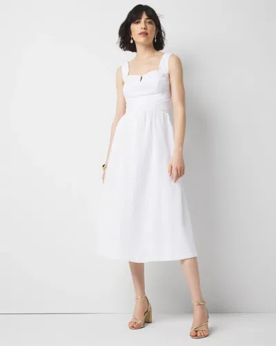 White House Black Market Bustier Midi Dress