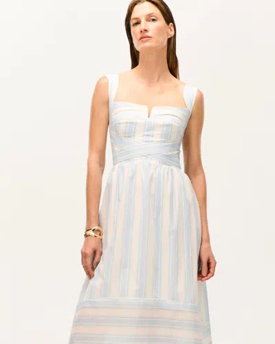 White House Black Market Bustier Midi Dress
