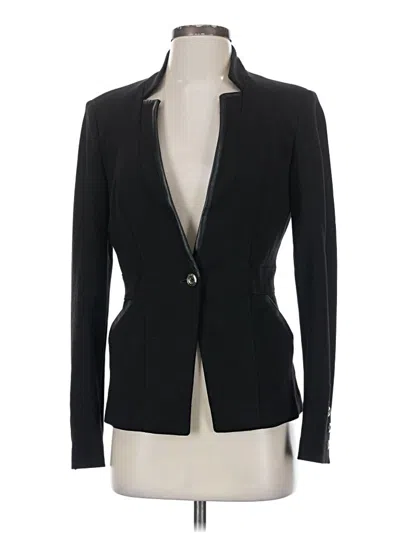 Pre-owned White House Black Market Cardigan Sweater In Black