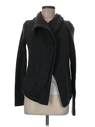 Pre-owned White House Black Market Cardigan Sweater In Black