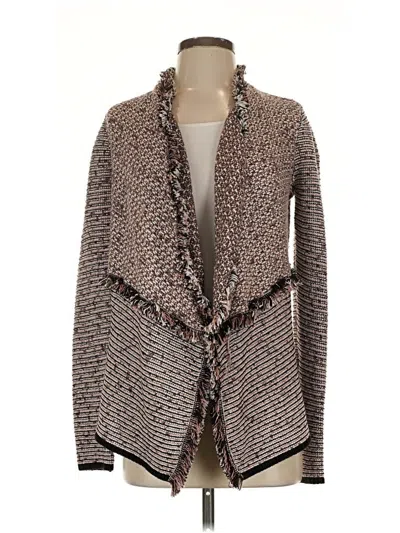 Pre-owned White House Black Market Cardigan Sweater In Brown