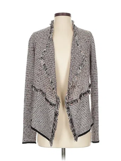 Pre-owned White House Black Market Cardigan Sweater In Gray
