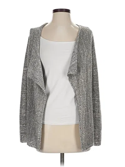 White House Black Market Cardigan Sweater In Gray