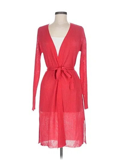 White House Black Market Cardigan Sweater In Red