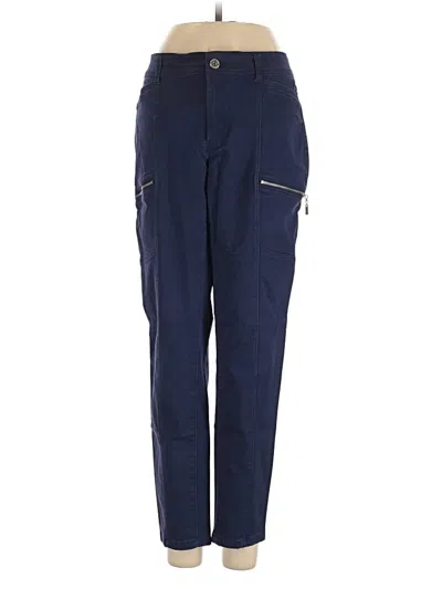 Pre-owned White House Black Market Cargo Pants In Blue