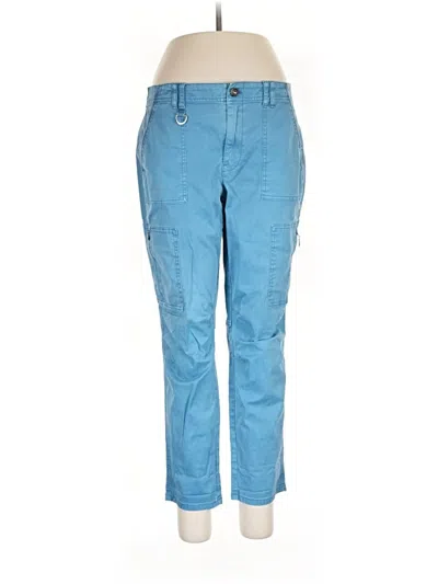 Pre-owned White House Black Market Cargo Pants In Blue
