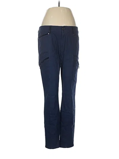 Pre-owned White House Black Market Cargo Pants In Blue