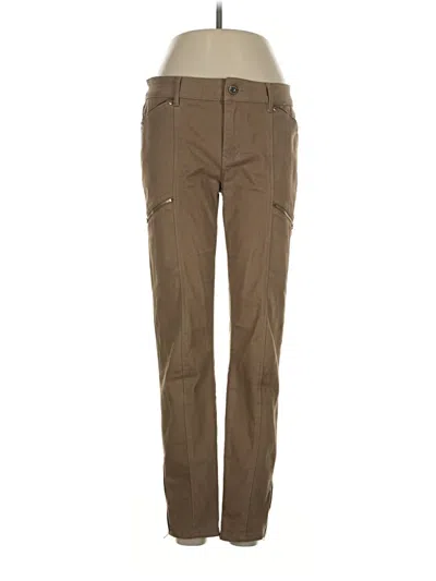 Pre-owned White House Black Market Cargo Pants In Brown