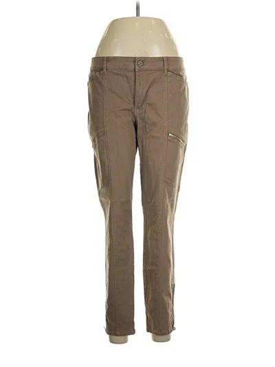 Pre-owned White House Black Market Cargo Pants In Brown