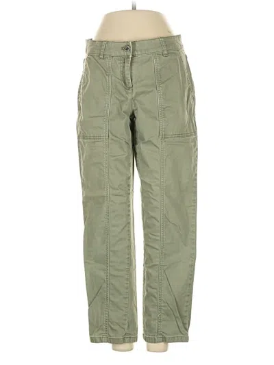 Pre-owned White House Black Market Cargo Pants In Green