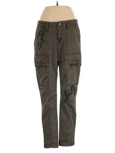 Pre-owned White House Black Market Cargo Pants In Green