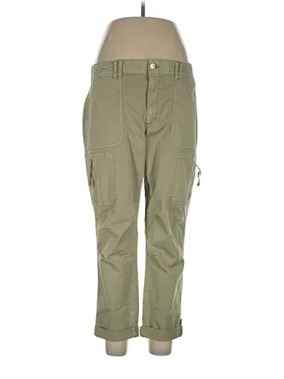 Pre-owned White House Black Market Cargo Pants In Green