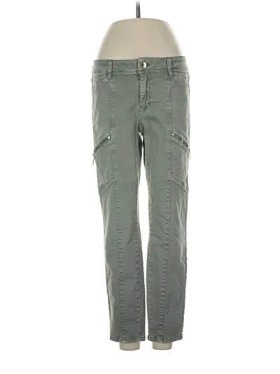 Pre-owned White House Black Market Cargo Pants In Green