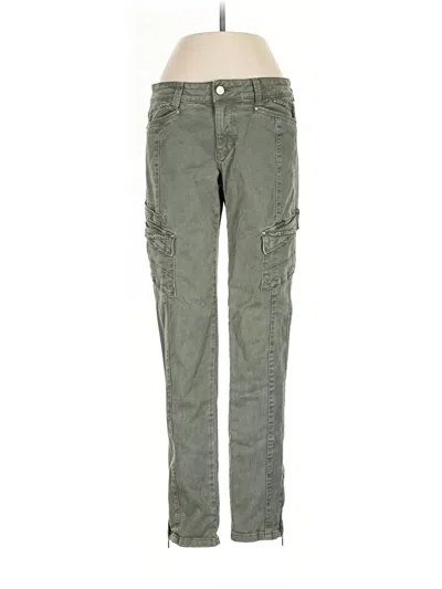 Pre-owned White House Black Market Cargo Pants In Green