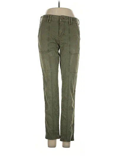 Pre-owned White House Black Market Cargo Pants In Green