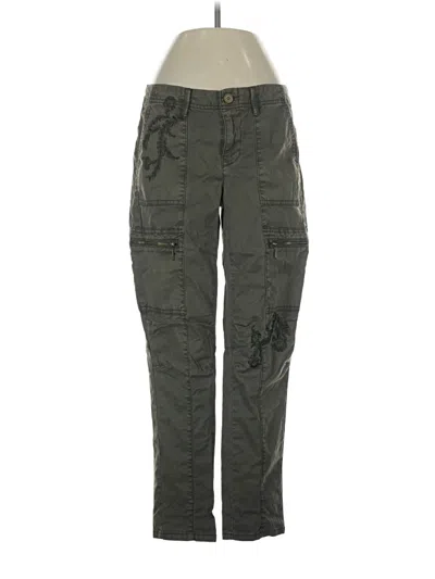 Pre-owned White House Black Market Cargo Pants In Green