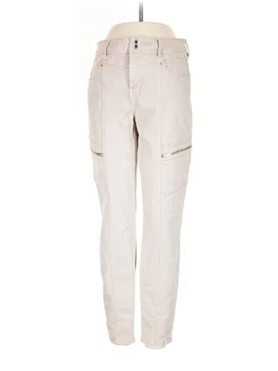 Pre-owned White House Black Market Cargo Pants In Ivory