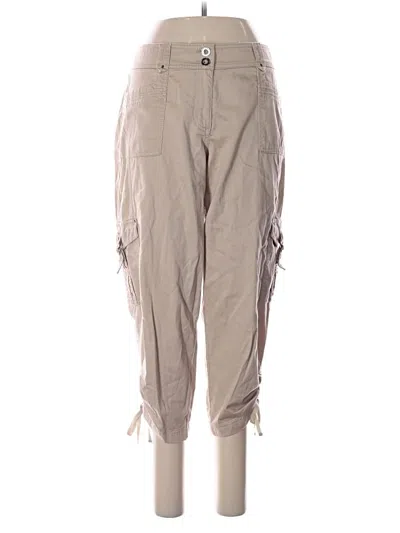 Pre-owned White House Black Market Cargo Pants In Tan