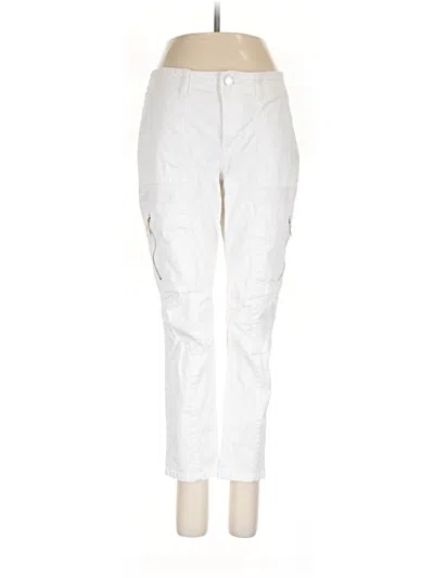 Pre-owned White House Black Market Cargo Pants In White