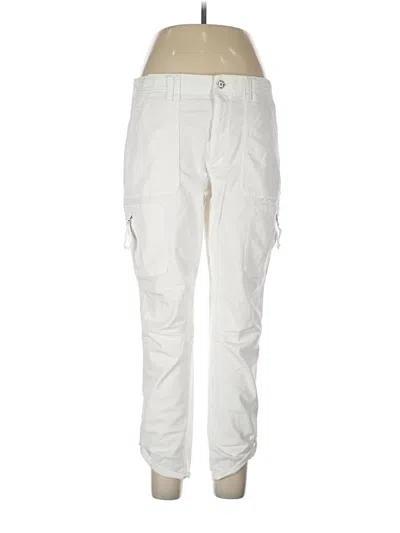 Pre-owned White House Black Market Cargo Pants In White