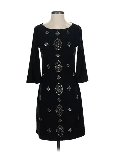 White House Black Market Casual Dress In Black