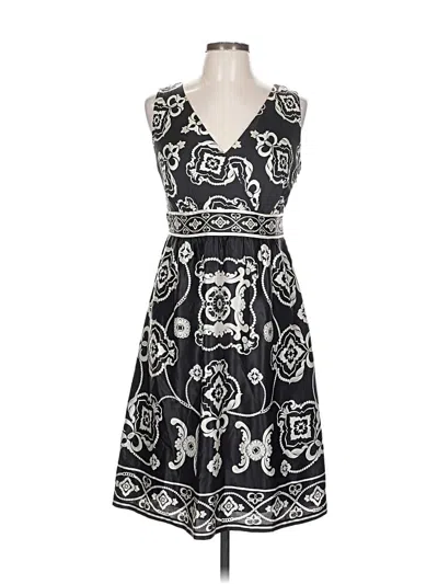 Pre-owned White House Black Market Casual Dress In Black