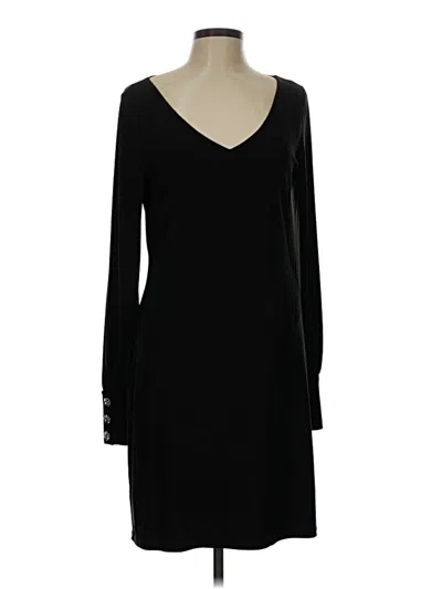 Pre-owned White House Black Market Casual Dress In Black