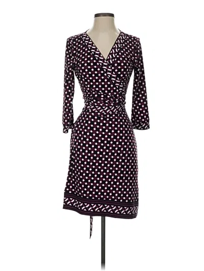 Pre-owned White House Black Market Casual Dress In Black