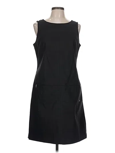 Pre-owned White House Black Market Casual Dress In Black