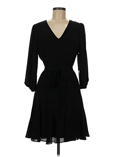 White House Black Market Casual Dress In Black