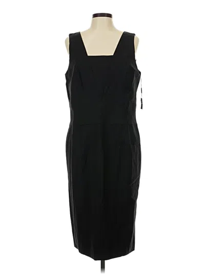 White House Black Market Casual Dress In Black