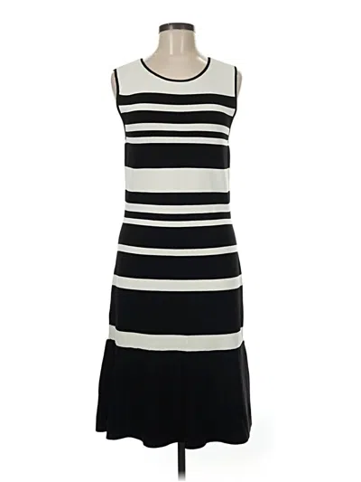 White House Black Market Casual Dress In Black