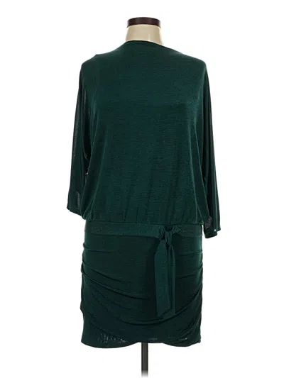 White House Black Market Casual Dress In Green