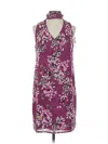 White House Black Market Casual Dress In Purple