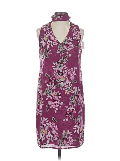 White House Black Market Casual Dress In Purple