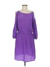 White House Black Market Casual Dress In Purple