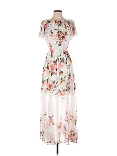 Pre-owned White House Black Market Casual Dress In White