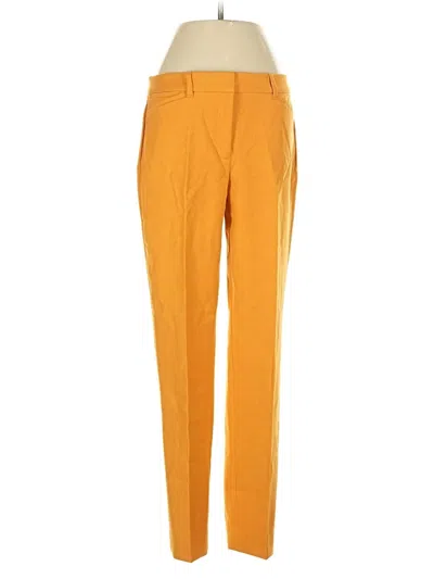White House Black Market Casual Pants In Yellow