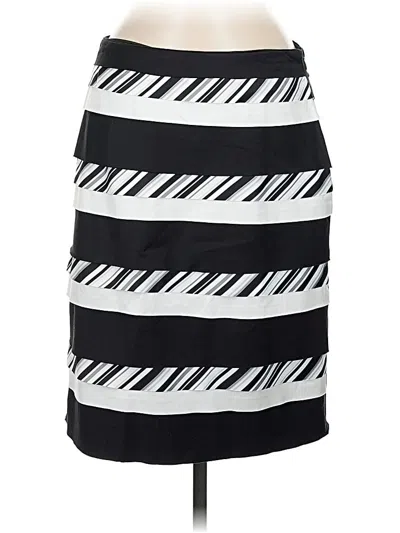 White House Black Market Casual Skirt In Black