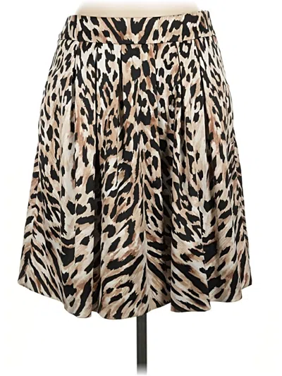 Pre-owned White House Black Market Casual Skirt In Tan