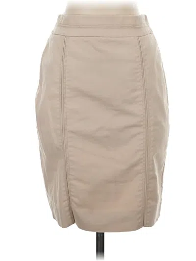 Pre-owned White House Black Market Casual Skirt In Tan