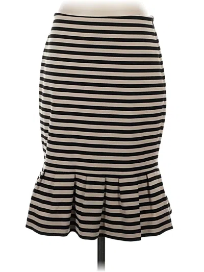 Pre-owned White House Black Market Casual Skirt In Tan