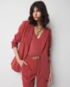 White House Black Market Cinched-back One-button Blazer