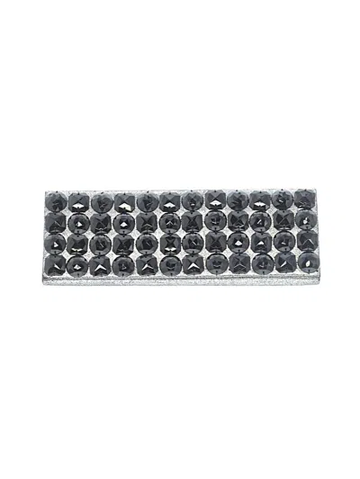 Pre-owned White House Black Market Clutch In Silver