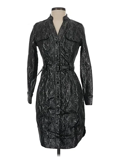 White House Black Market Coat In Black