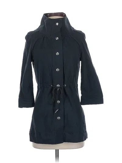 Pre-owned White House Black Market Coat In Blue